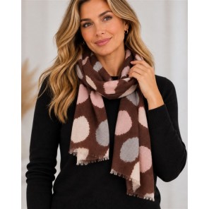 I'm Dutch Sjaal groot bollen pashmina Bordeaux I'm Dutch Sjaal groot bollen pashmina Bordeaux